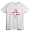 New Mexico State Zia Vintage Retro Modern Design T-Shirt - Retro Zia Symbol Tee for New Mexico Lovers