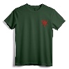 ALBANIA NATIONAL FLAG ALBANIAN EAGLE TIRANA T-Shirt - Patriotic Albanian Heritage Apparel with Distressed Design