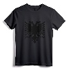 Albania Albanian Eagle Flag T-Shirt - Lightweight Classic Fit Tee for Patriotic Albanians