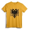 Albania Albanian Eagle Flag T-Shirt - Lightweight Classic Fit Tee for Patriotic Albanians