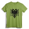 Albania Albanian Eagle Flag T-Shirt - Lightweight Classic Fit Tee for Patriotic Albanians