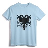 Albania Albanian Eagle Flag T-Shirt - Lightweight Classic Fit Tee for Patriotic Albanians