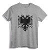 Albania Albanian Eagle Flag T-Shirt - Lightweight Classic Fit Tee for Patriotic Albanians