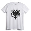 Albania Albanian Eagle Flag T-Shirt - Lightweight Classic Fit Tee for Patriotic Albanians