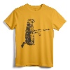 Hunting Woodchuck AK-47 Gun Groundhog Funny Design T-Shirt - Chainsaw Woodcutting Hunt Apparel for Outdoors Fun