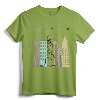 NYC New York City Manhattan Skylines Statue of Liberty T-Shirt - Classic Fit Tee for Family, Friends, and Occasions