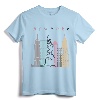 NYC New York City Manhattan Skylines Statue of Liberty T-Shirt - Classic Fit Tee for Family, Friends, and Occasions