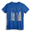 NYC New York City Manhattan Skylines Statue of Liberty T-Shirt - Classic Fit Tee for Family, Friends, and Occasions