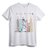 NYC New York City Manhattan Skylines Statue of Liberty T-Shirt - Classic Fit Tee for Family, Friends, and Occasions