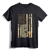 Craft Beer Tap Distressed American Flag Patriotic Alcohol T-Shirt - Unique Beer Lover Tee for Men and Women
