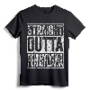 Straight Outta Pennsylvania T-Shirt - PA State Gift Shirt for Men, Women, Kids - Vintage State Pride Apparel