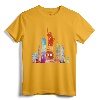 New York City Watercolor Statue of Liberty NYC T-Shirt - Lightweight Souvenir Tee for Travelers and NYC Fans