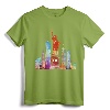 New York City Watercolor Statue of Liberty NYC T-Shirt - Lightweight Souvenir Tee for Travelers and NYC Fans