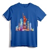 New York City Watercolor Statue of Liberty NYC T-Shirt - Lightweight Souvenir Tee for Travelers and NYC Fans