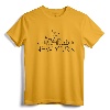 NYC New York City Skylines Statue of Liberty Buildings Birds T-Shirt - Classic Fit Tee for NYC Enthusiasts and Landmark Lovers