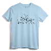 NYC New York City Skylines Statue of Liberty Buildings Birds T-Shirt - Classic Fit Tee for NYC Enthusiasts and Landmark Lovers