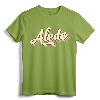 Aledo TShirt Retro Art Baseball Font Vintage Tee Shirt - 70s 80s 90s Retro Style Souvenir Shirt for Sports Fans and Travelers