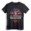 American Grown With German Roots Family Heritage Germany T-Shirt - Funny German Quote Apparel for German Americans and German Speakers