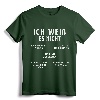 Ich Weiss Es Nicht Funny German Student T-Shirt - Humorous Tee for German Speakers and Language Enthusiasts