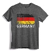 German Flag T-Shirt | Vintage Made In Germany Gift - Support German Sports with Distressed Design Tee for Men, Women, and Kids