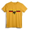 Deutschland Germany Flag Eagle German National Men Women T-Shirt - Oktoberfest Patriotism Apparel for Beer Lovers and German Heritage Enthusiasts