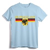Deutschland Germany Flag Eagle German National Men Women T-Shirt - Oktoberfest Patriotism Apparel for Beer Lovers and German Heritage Enthusiasts