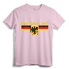 Deutschland Germany Flag Eagle German National Men Women T-Shirt - Oktoberfest Patriotism Apparel for Beer Lovers and German Heritage Enthusiasts