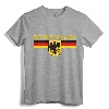 Deutschland Germany Flag Eagle German National Men Women T-Shirt - Oktoberfest Patriotism Apparel for Beer Lovers and German Heritage Enthusiasts