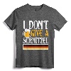 I Don't Give A Schnitzel German Beer Wurst Funny Oktoberfest T-Shirt - Oktoberfest Party Outfit for German Beer Festival Lovers
