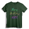 Happy Birthday Alecia Gift Idea T-Shirt - Personalized Apparel for a Unique Birthday Celebration