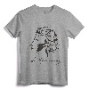 Alexander Pushkin Profile Portrait T-Shirt - Russian Poet Signature Tee for Literature Fans