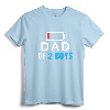 Funny Father's Day Shirt - Dad of 2 Boys Gift Idea T-Shirt - Best Daddy Ever Tee for Men, Women, Boys, Girls