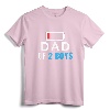 Funny Father's Day Shirt - Dad of 2 Boys Gift Idea T-Shirt - Best Daddy Ever Tee for Men, Women, Boys, Girls