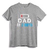 Funny Father's Day Shirt - Dad of 2 Boys Gift Idea T-Shirt - Best Daddy Ever Tee for Men, Women, Boys, Girls