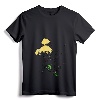 Womens Disney Peter Pan Tinker Bell Sketch Profile V-Neck T-Shirt - Officially Licensed Apparel for Women