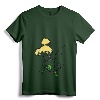 Womens Disney Peter Pan Tinker Bell Sketch Profile V-Neck T-Shirt - Officially Licensed Apparel for Women