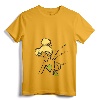 Womens Disney Peter Pan Tinker Bell Sketch Profile V-Neck T-Shirt - Officially Licensed Apparel for Women