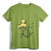 Womens Disney Peter Pan Tinker Bell Sketch Profile V-Neck T-Shirt - Officially Licensed Apparel for Women