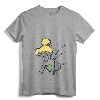 Womens Disney Peter Pan Tinker Bell Sketch Profile V-Neck T-Shirt - Officially Licensed Apparel for Women