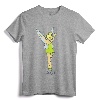 Disney Peter Pan Tinker Bell Watercolor Sketch T-Shirt - Official Vintage Disney Apparel for Women, Men, Youth, Toddlers