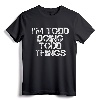 I'M TODD DOING TODD THINGS Funny Christmas Todd Gift Idea T-Shirt - Personalized Tee for Men, Women, and Kids Named Todd