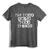 I'M TODD DOING TODD THINGS Funny Christmas Todd Gift Idea T-Shirt - Personalized Tee for Men, Women, and Kids Named Todd