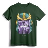 Marvel Thanos Low Poly Geometric Art Head Graphic T-Shirt - Official Marvel Tee with Classic Fit and Double-Needle Hem