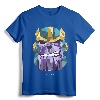 Marvel Thanos Low Poly Geometric Art Head Graphic T-Shirt - Official Marvel Tee with Classic Fit and Double-Needle Hem