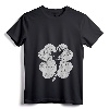 Women's Disney Tinker Bell Shamrock Silhouette St. Patrick's Day V-Neck T-Shirt - Official Disney Merchandise for Women, Men, Boys, and Girls