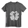 Women's Disney Tinker Bell Shamrock Silhouette St. Patrick's Day V-Neck T-Shirt - Official Disney Merchandise for Women, Men, Boys, and Girls