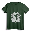 Women's Disney Tinker Bell Shamrock Silhouette St. Patrick's Day V-Neck T-Shirt - Official Disney Merchandise for Women, Men, Boys, and Girls