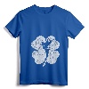 Women's Disney Tinker Bell Shamrock Silhouette St. Patrick's Day V-Neck T-Shirt - Official Disney Merchandise for Women, Men, Boys, and Girls