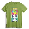 Disney Peter Pan Tinker Bell Color Block Portrait T-Shirt - Officially Licensed Lightweight Tee with Double-Needle Sleeve