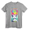 Disney Peter Pan Tinker Bell Color Block Portrait T-Shirt - Officially Licensed Lightweight Tee with Double-Needle Sleeve